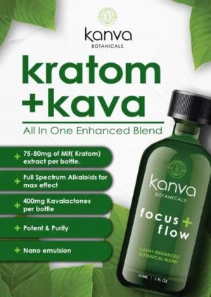 Focus+Flow™ by Kanva™ Botanicals - Kava + Kratom - Image 2